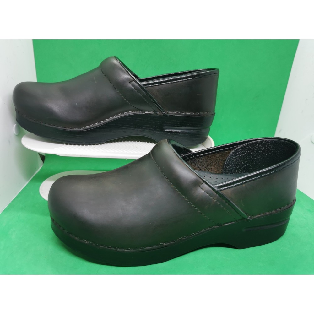 Dansko Women's Professional Antique Brown Oiled Leather Size 39/ 9 - Picture 3 of 16